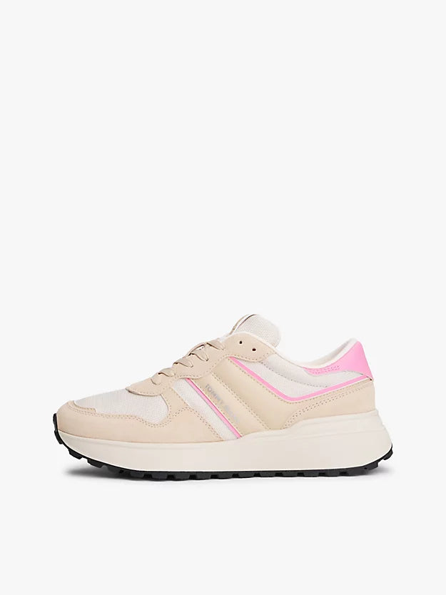 Suede Cleat Mixed Texture Trainers