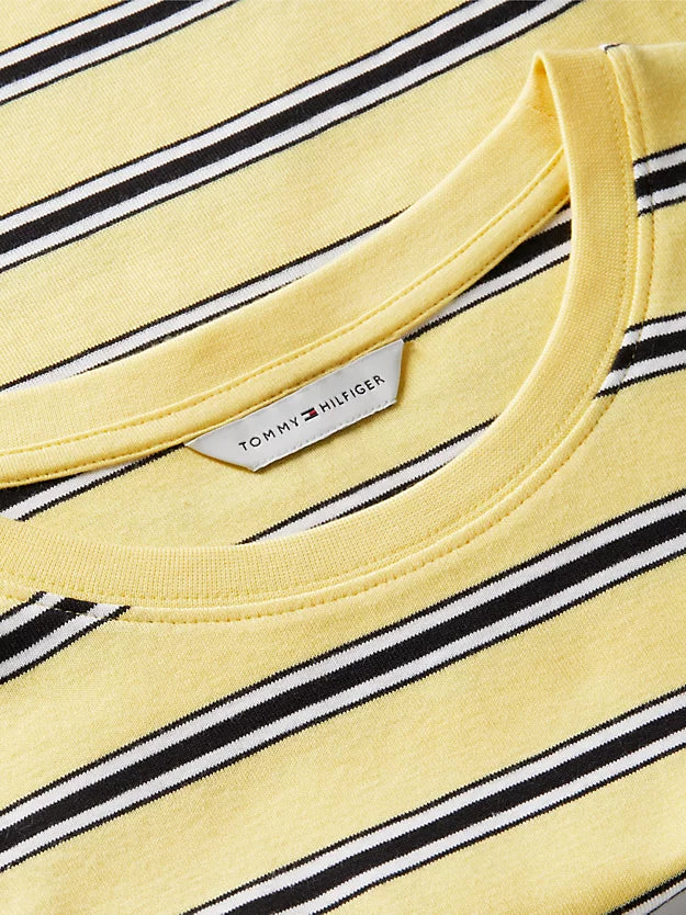 Stripe Slim Crew Neck Tank Top