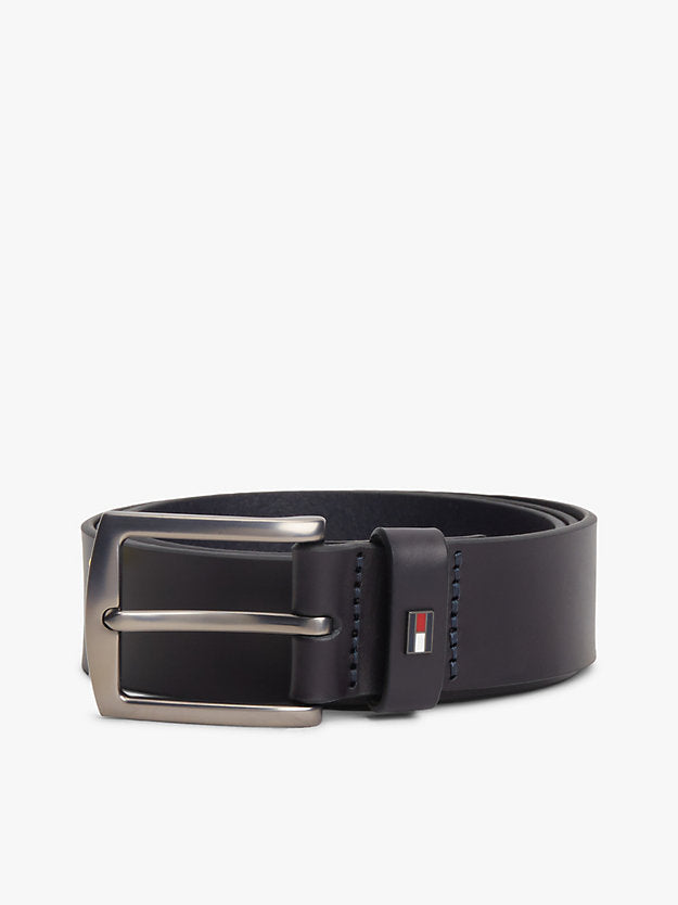 Denton Enamel Flag Leather Belt