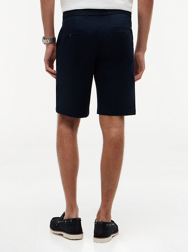Denton Straight Fit Belted Chino Shorts