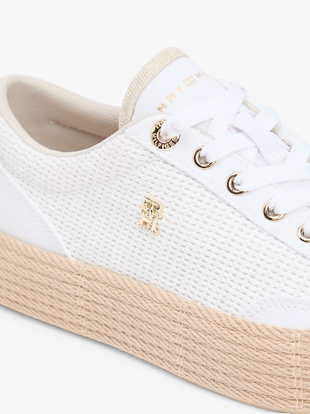 Monogram Canvas Rope Platform Trainers