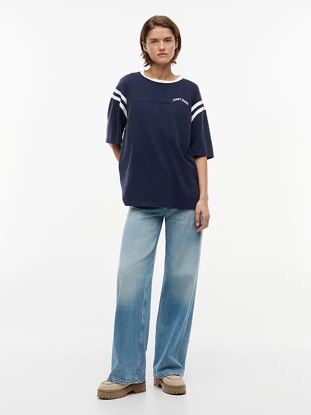 Logo Oversized Crew Neck T-Shirt