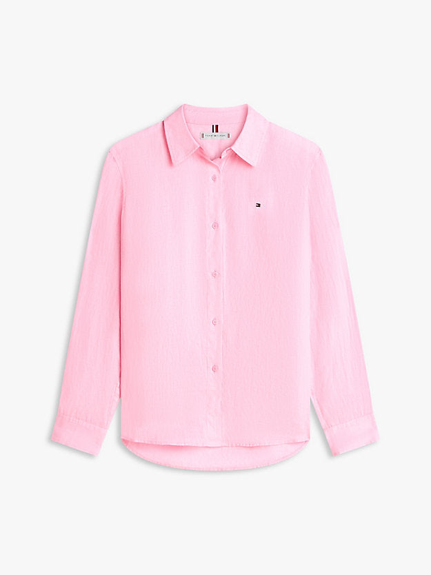 Relaxed Fit Pure Linen Shirt