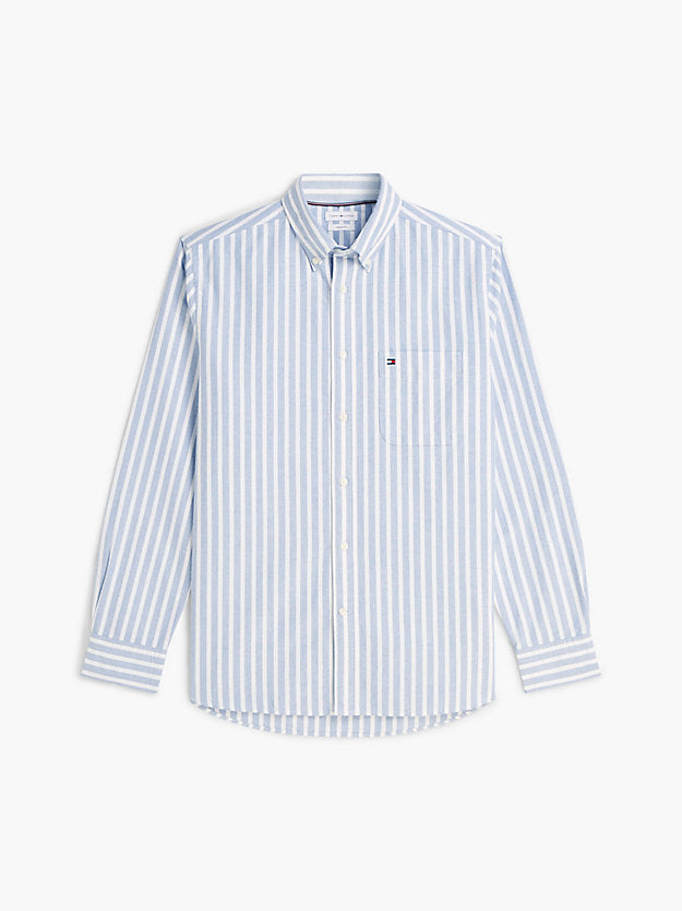 Regular Fit Stripe Oxford Shirt