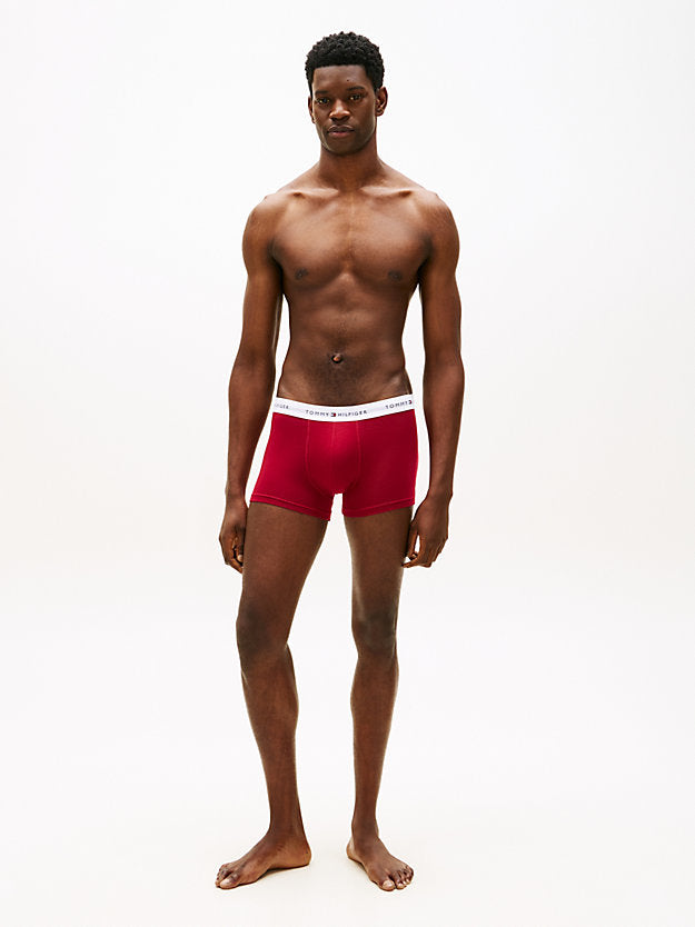 3-Pack Signature Repeat Logo Waistband Trunks