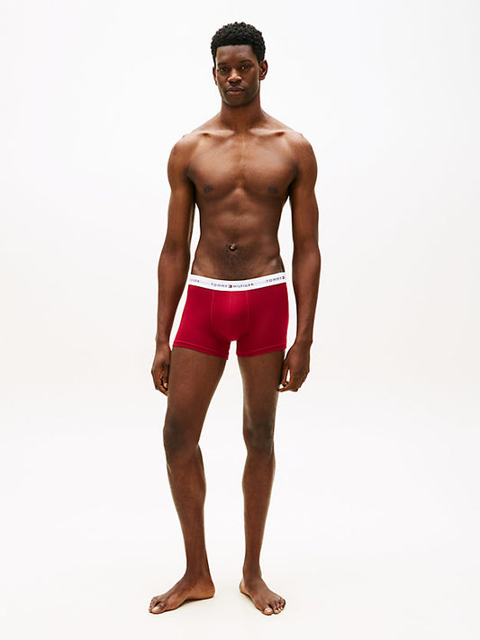 3-Pack Signature Repeat Logo Waistband Trunks