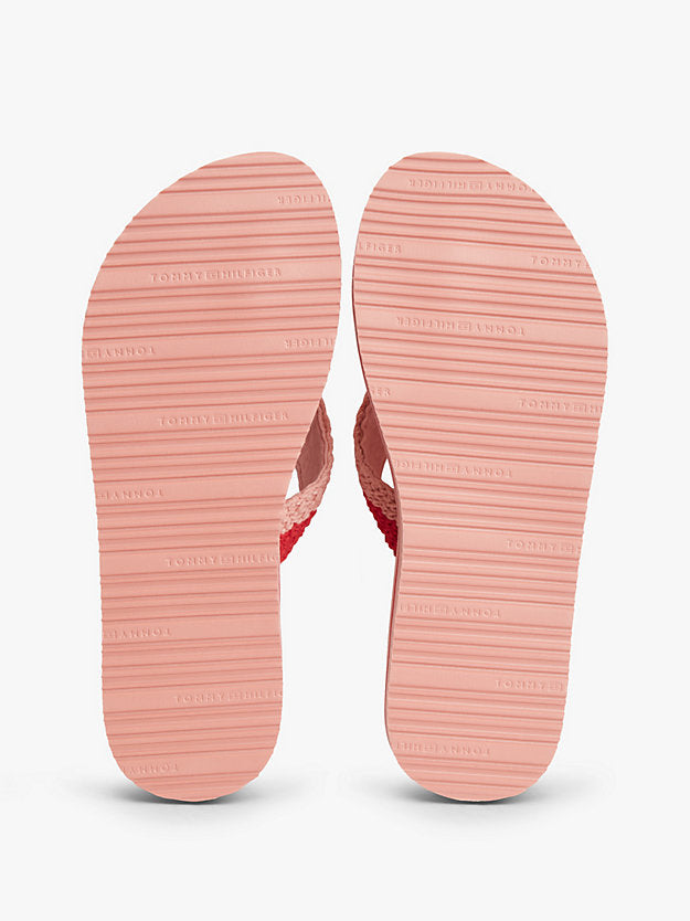 Logo Woven Flip-Flops