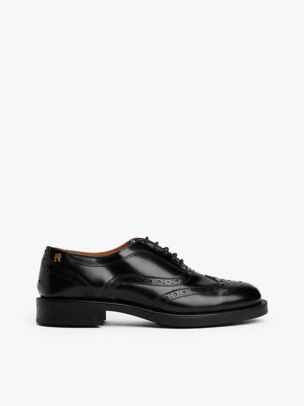 Leather Brogue Oxford Shoes