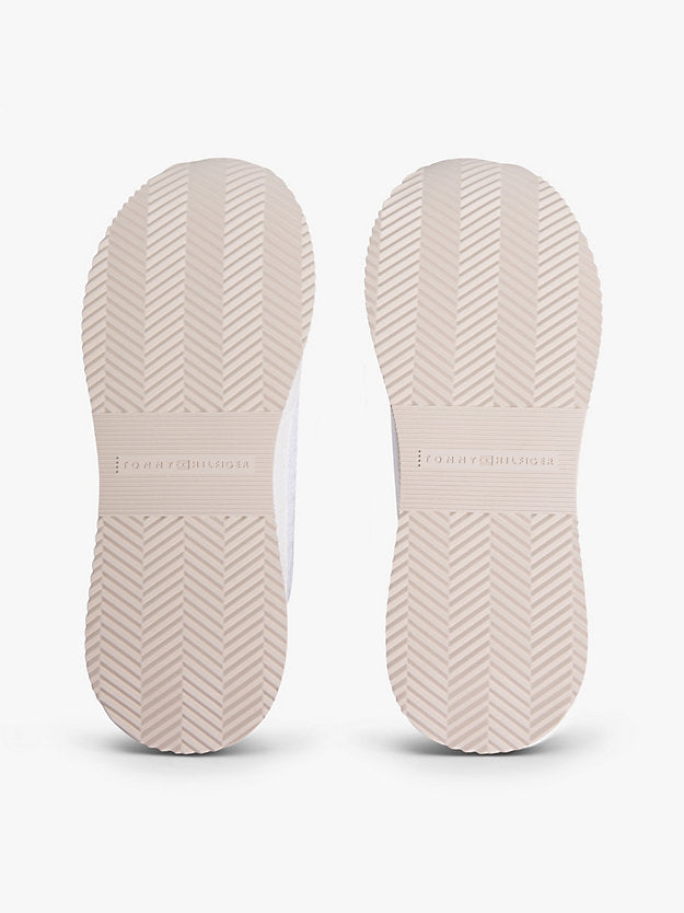 Monogram Leather Mixed Texture Trainers
