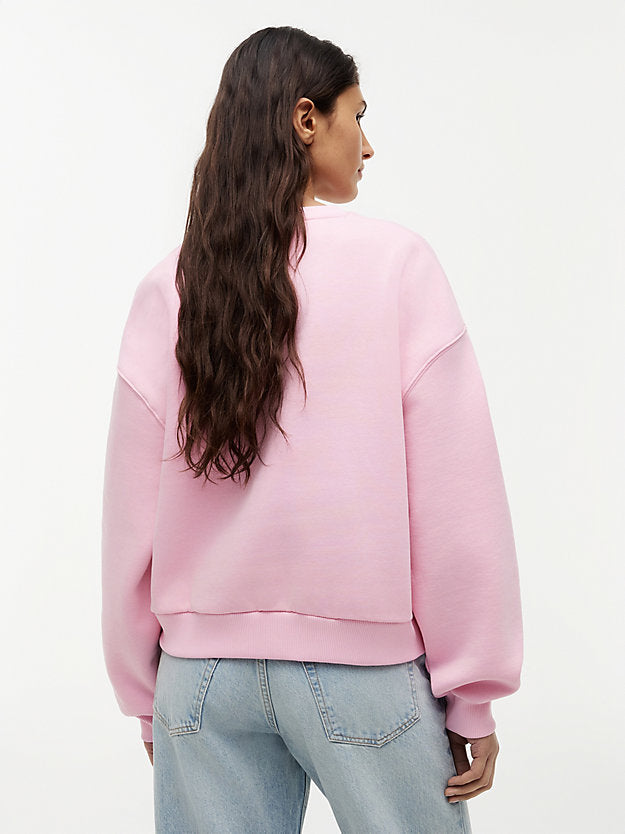 Logo Relaxed Fleece Sweatshirt