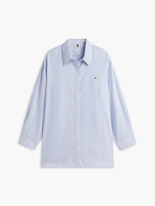 Curve Relaxed Fit Flag Embroidery Oxford Shirt