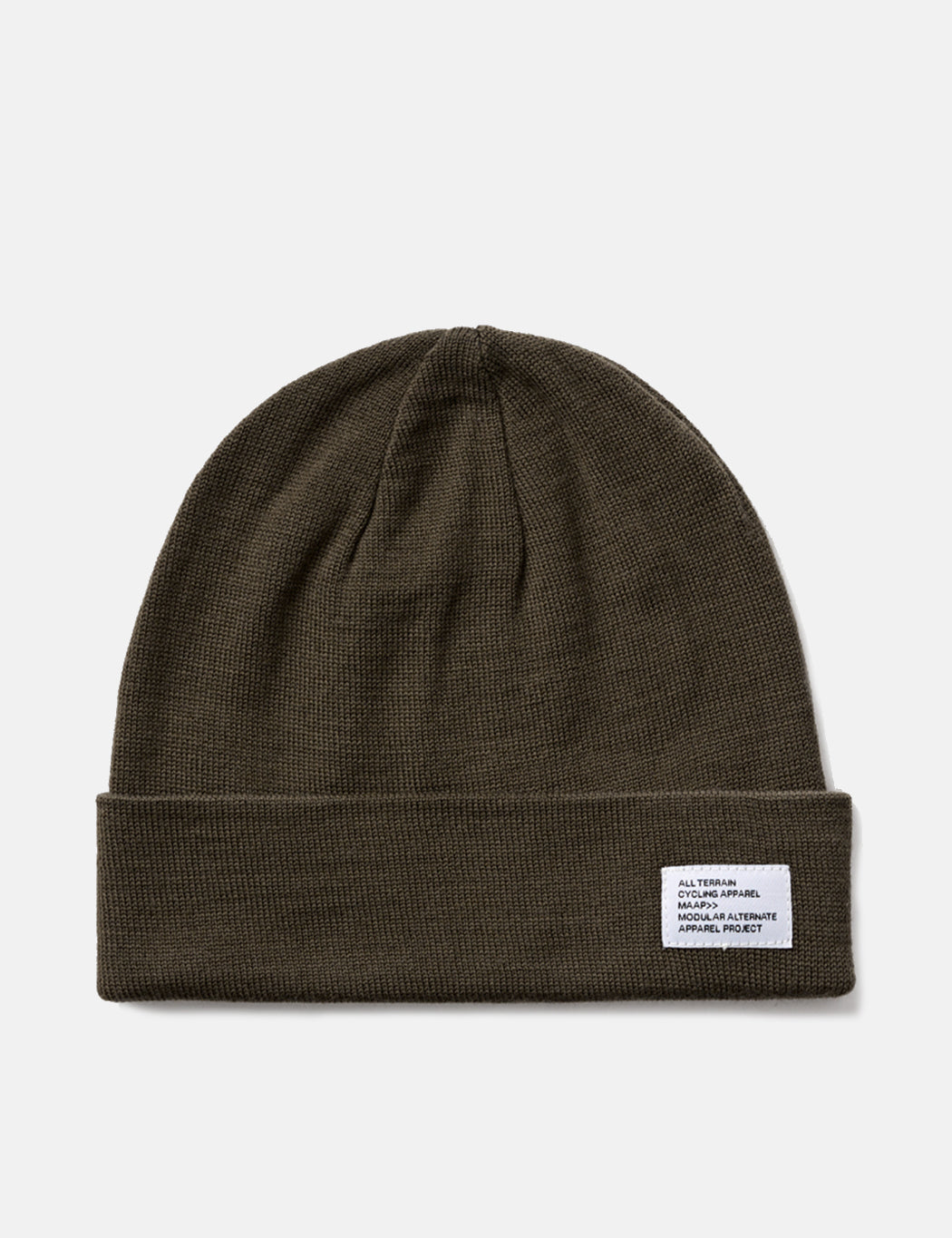 Bonnet Alt_Road en mérinos - Vert olive