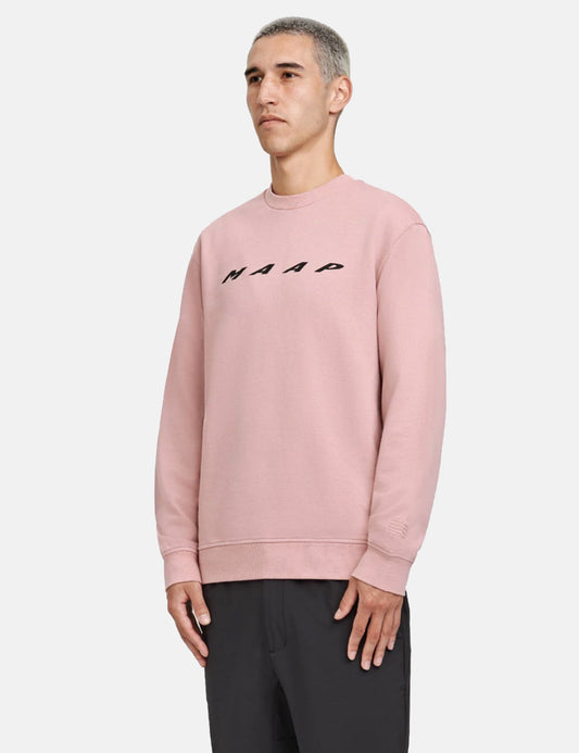 Sweat-shirt Evade Crew - Rose craie
