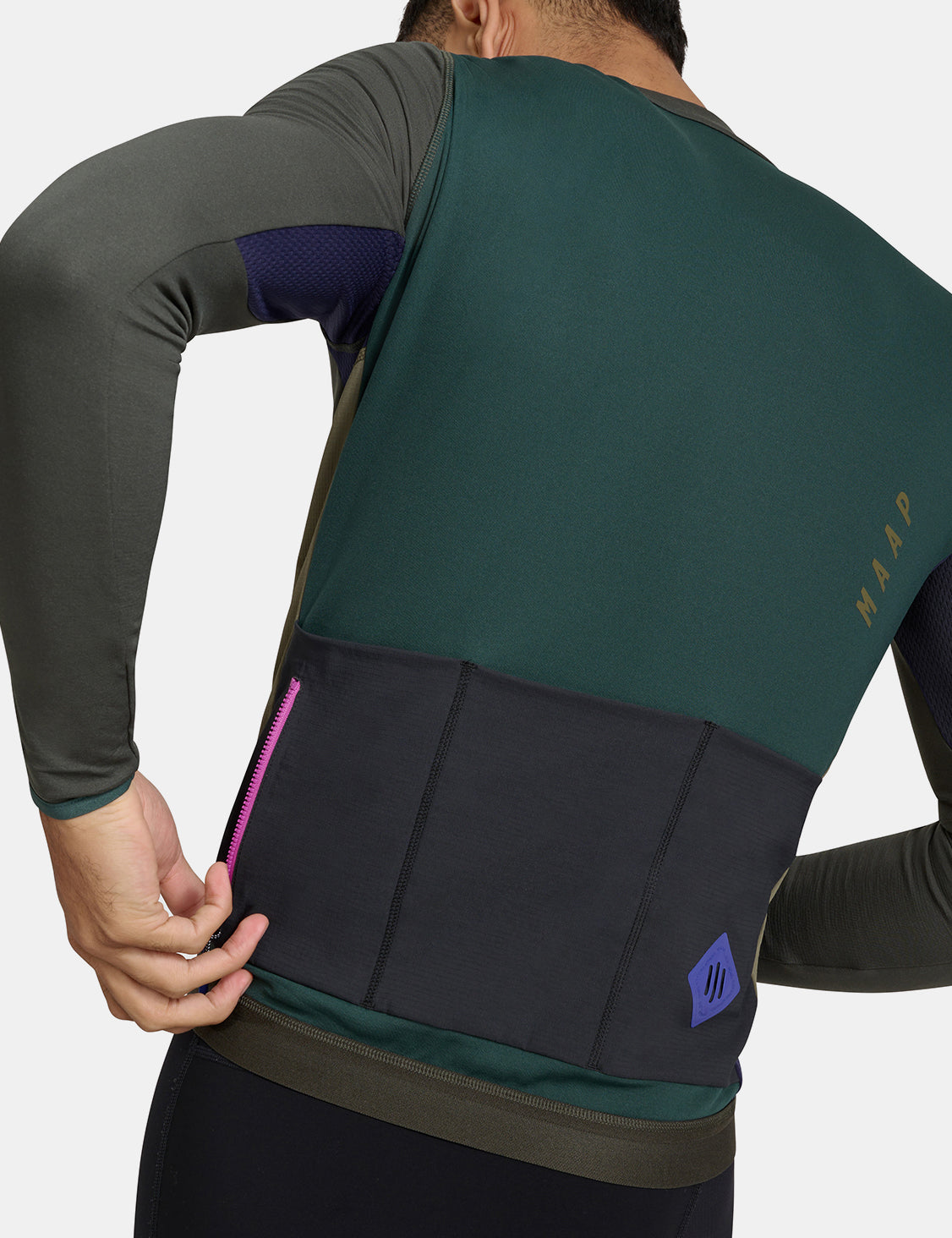Alt_Road Long Sleeve Jersey - Burnt Olive Green