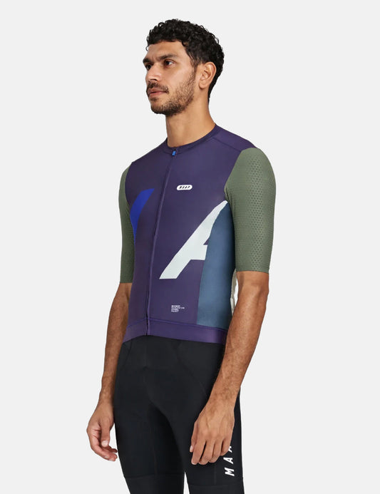 Maillot Delta Pro Hex - Gris Nuit