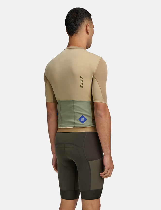 Maillot Alt_Road - Jaune Désert Foncé