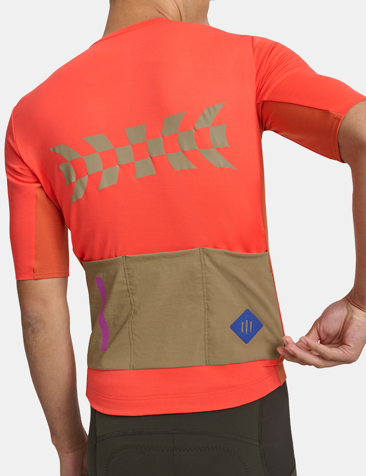 Alt_Road 1/2 Zip Jersey - Mars Red