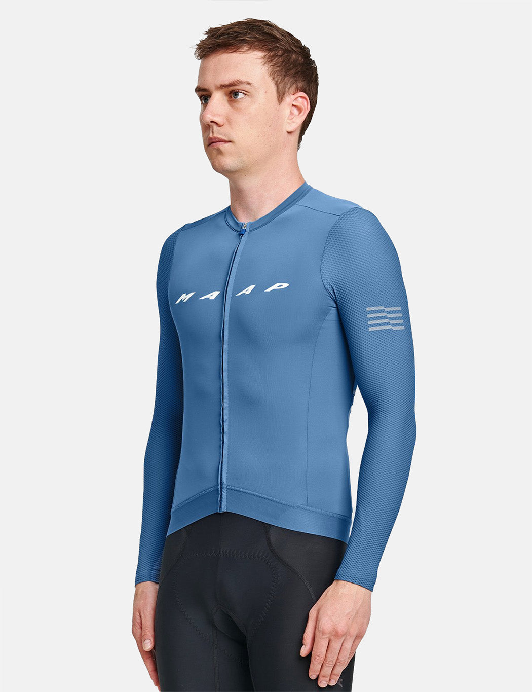 Evade Pro Base Long Sleeve Jersey - Steel Blue