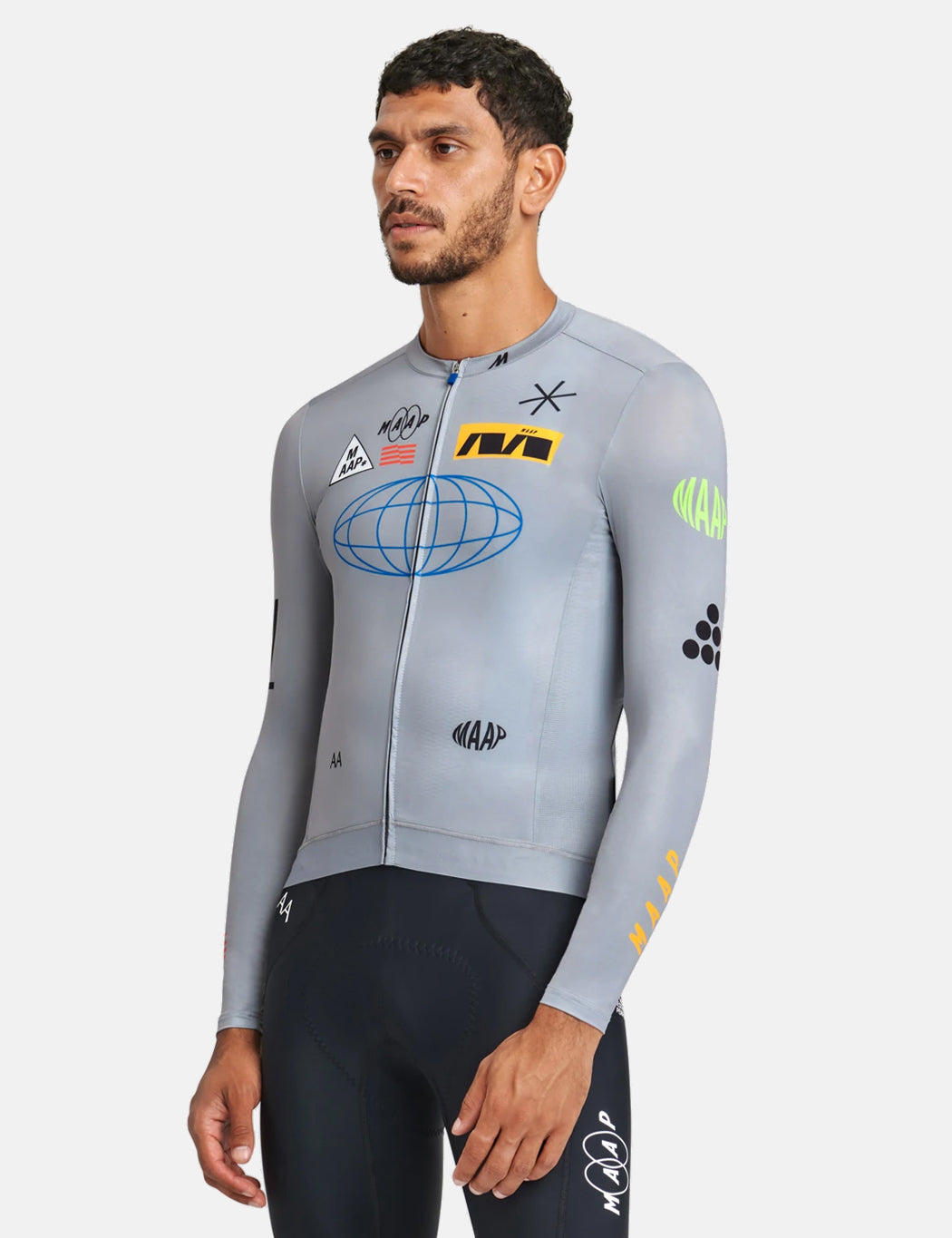 Maillot Axis Pro Manches Longues - Gris Orage