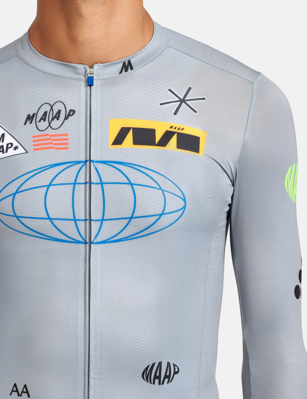 Maillot Axis Pro Manches Longues - Gris Orage