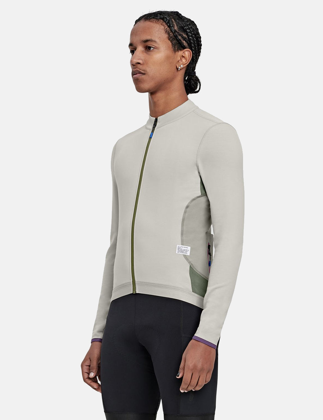 Maillot manches longues Alt_Road – Beige Naturel