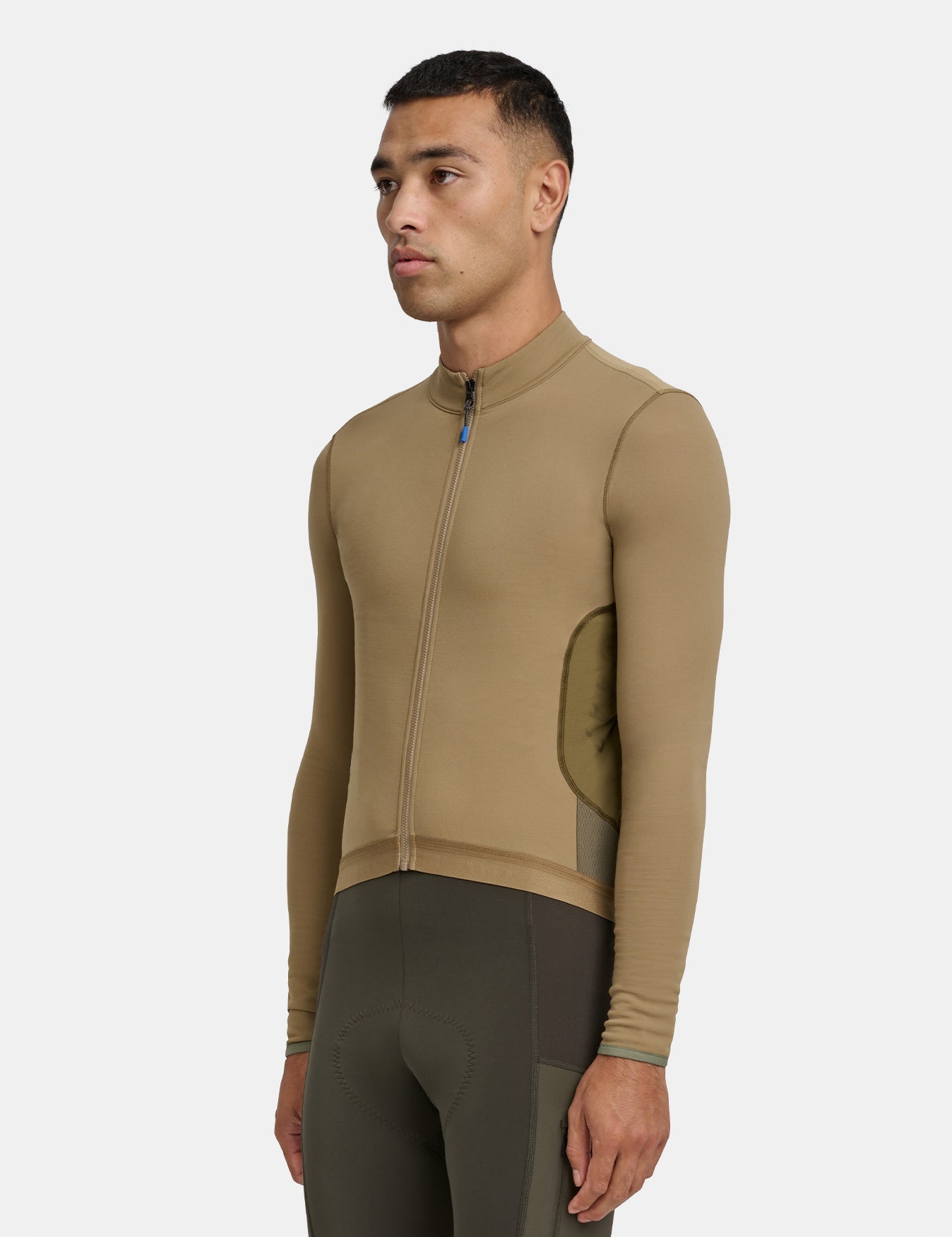 Maillot manches longues Alt_Road – Jaune Désert Foncé