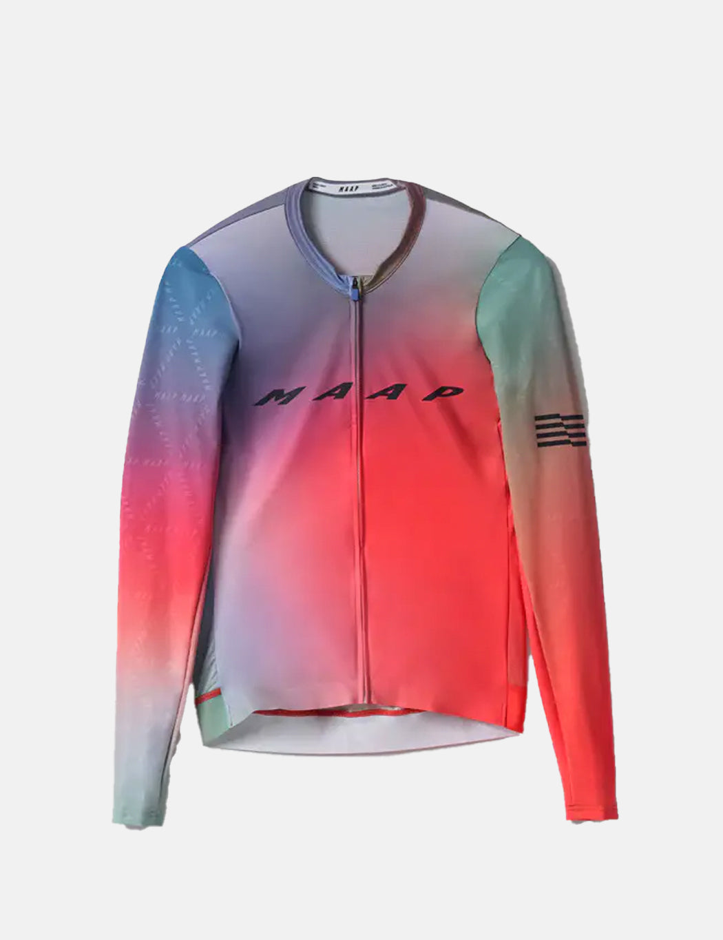 Maillot Manches Longues Blurred Out Pro Hex 2.0 - Rouge Mix