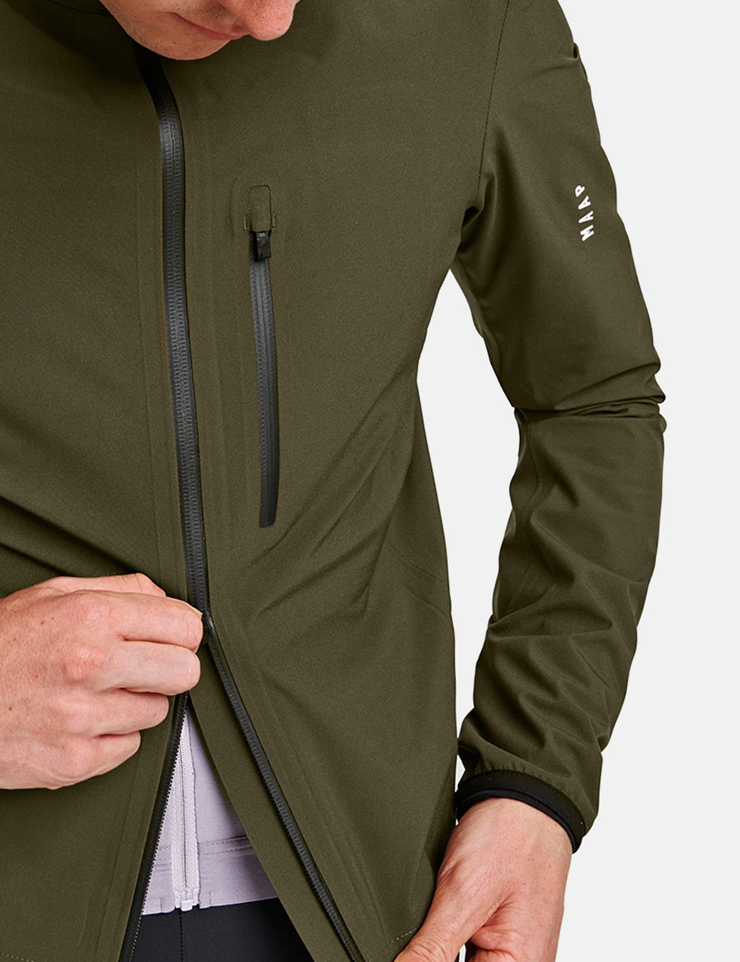 Veste de pluie Ascend Pro - Vert olive