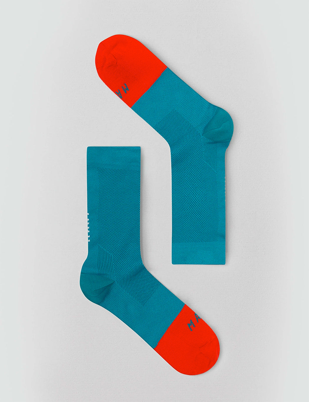 Division Sock - Cyan Blue