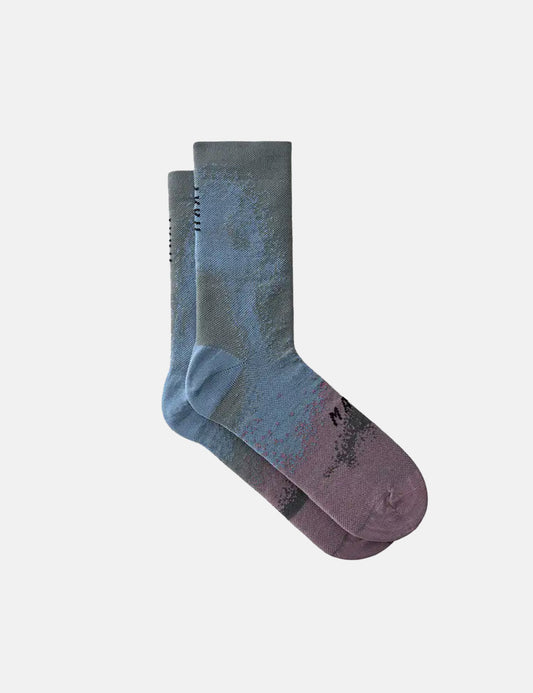 Chaussettes floues – Mélange de bleu