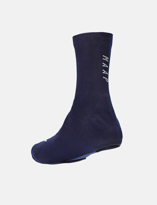 Sur-chaussette tricotée - Bleu marine