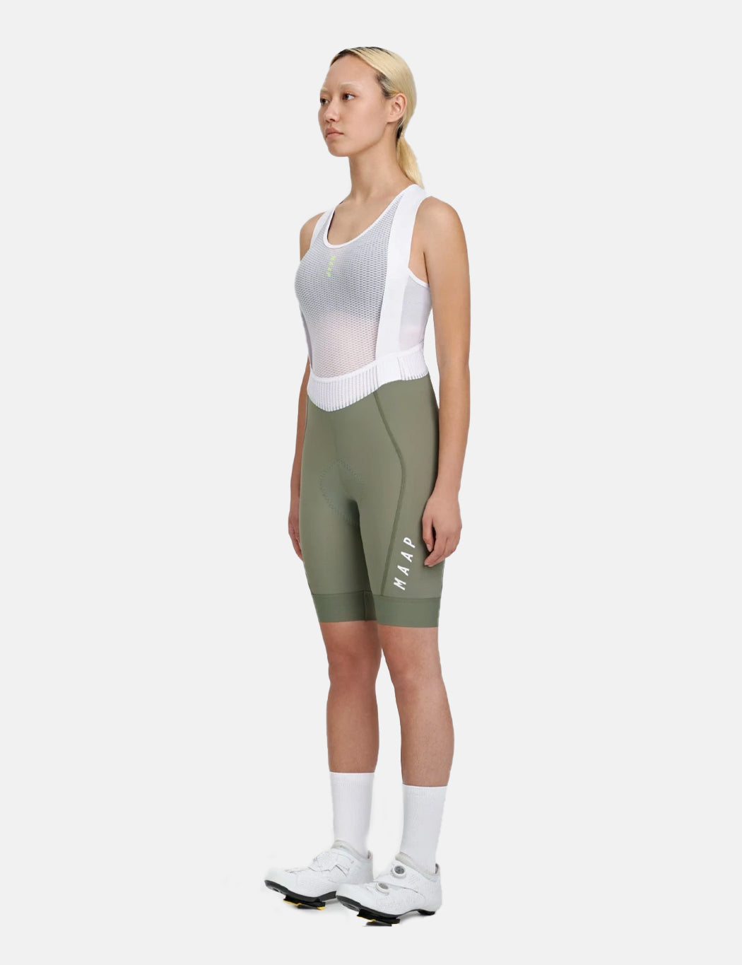Cuissard Evo Femme - Vert Algue/Blanc