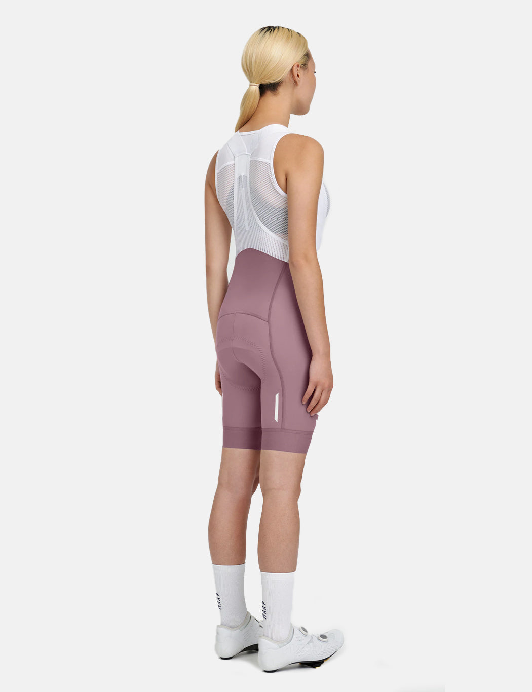 Women's Team Bib Evo - Raisin/White