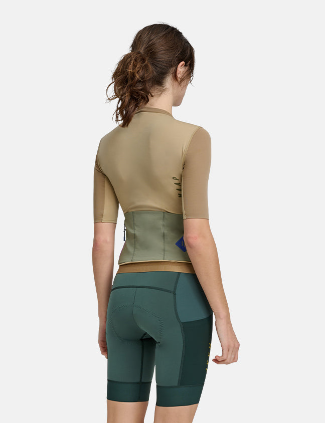 Womens Alt_Road Jersey - Dark Desert Yellow