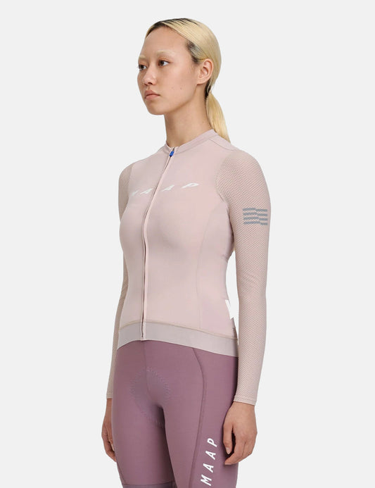 Women's Evade Pro Base Long Sleeve Jersey - Chalk Pink