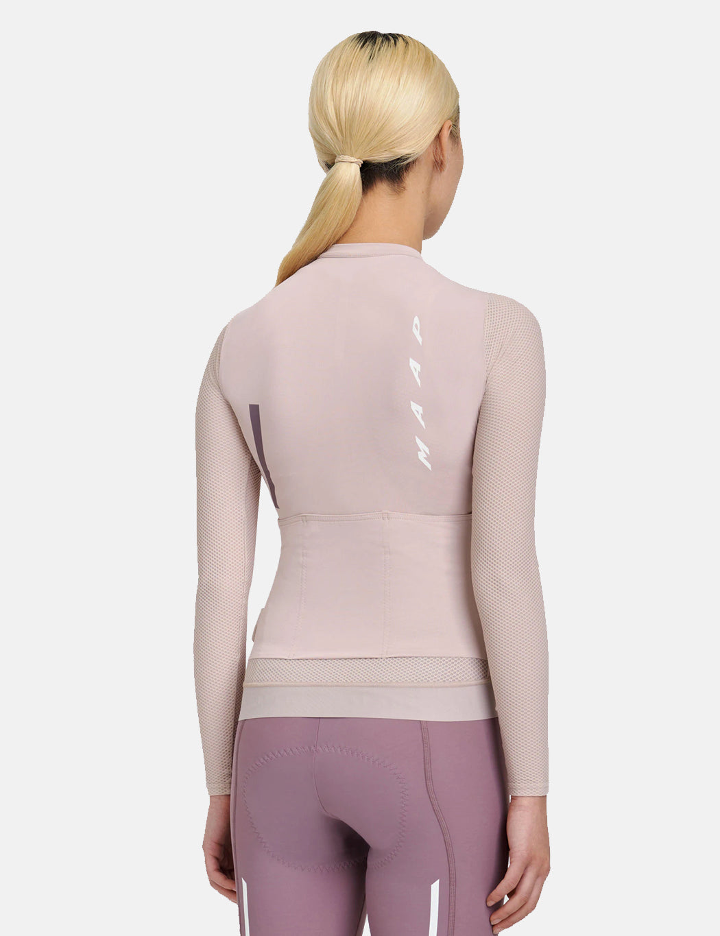 Women's Evade Pro Base Long Sleeve Jersey - Chalk Pink