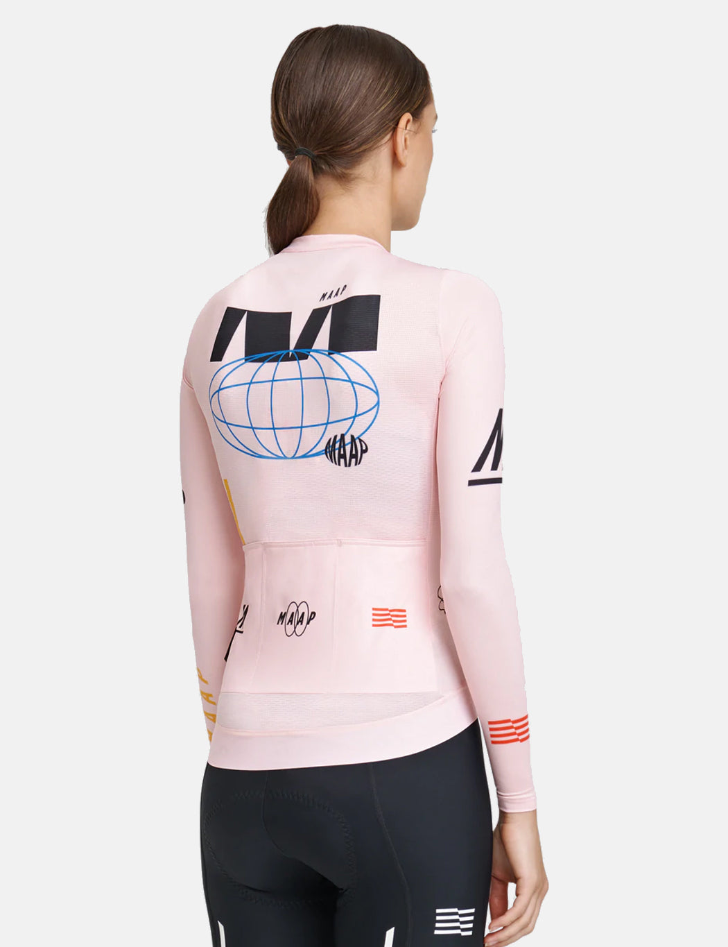 Maillot à manches longues Axis Pro pour femme - Rose pâle