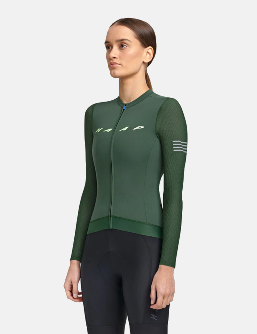 Maillot manches longues Evade Pro Base pour femme – Vert Land