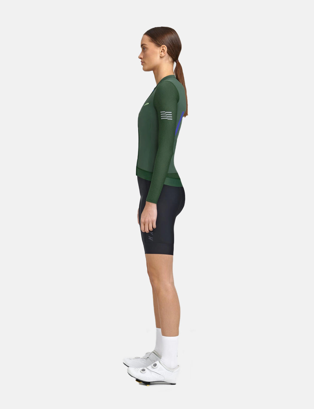 Maillot manches longues Evade Pro Base pour femme – Vert Land