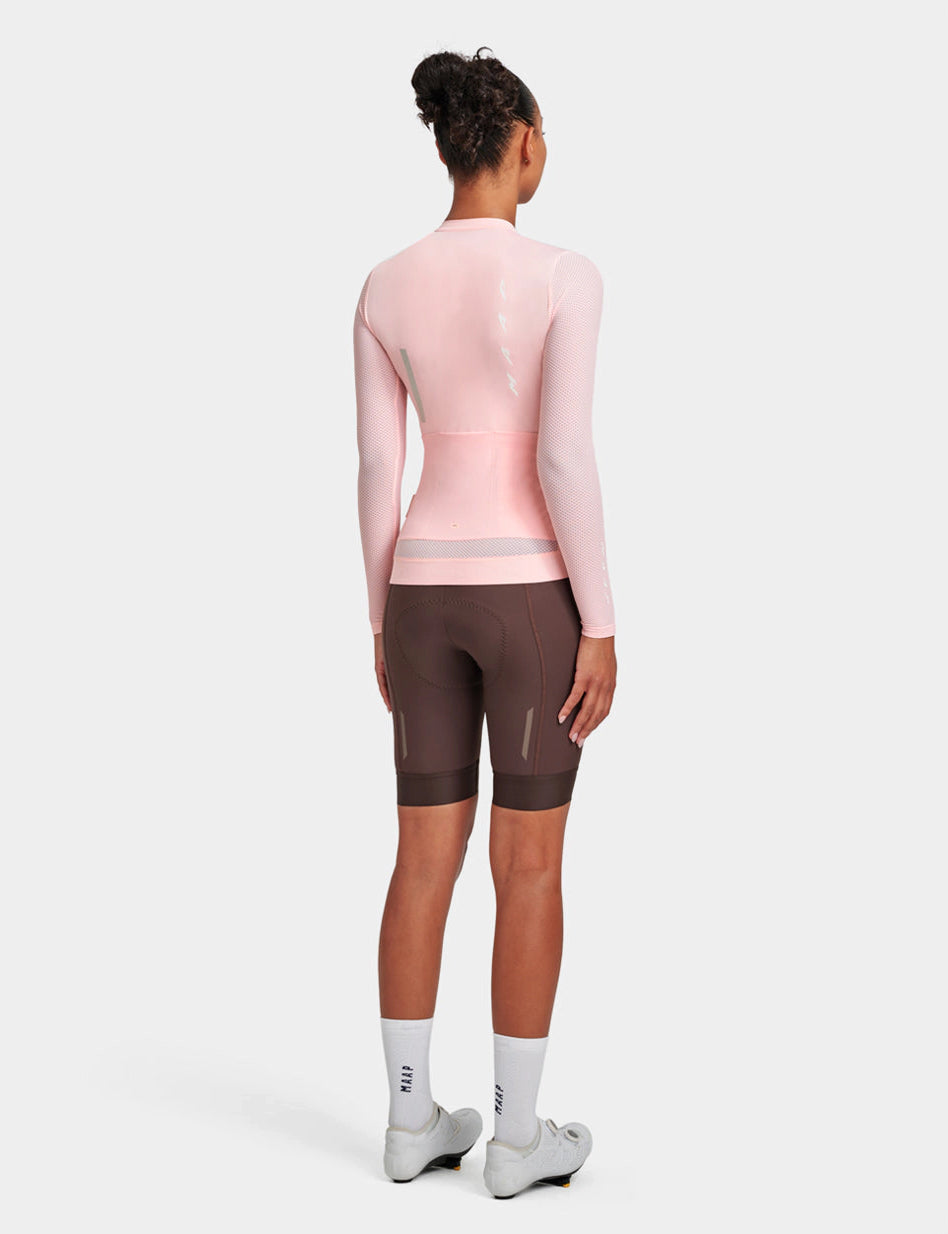 Women's Evade Pro Long Sleeve Jersey 2.0 - Pale Pink