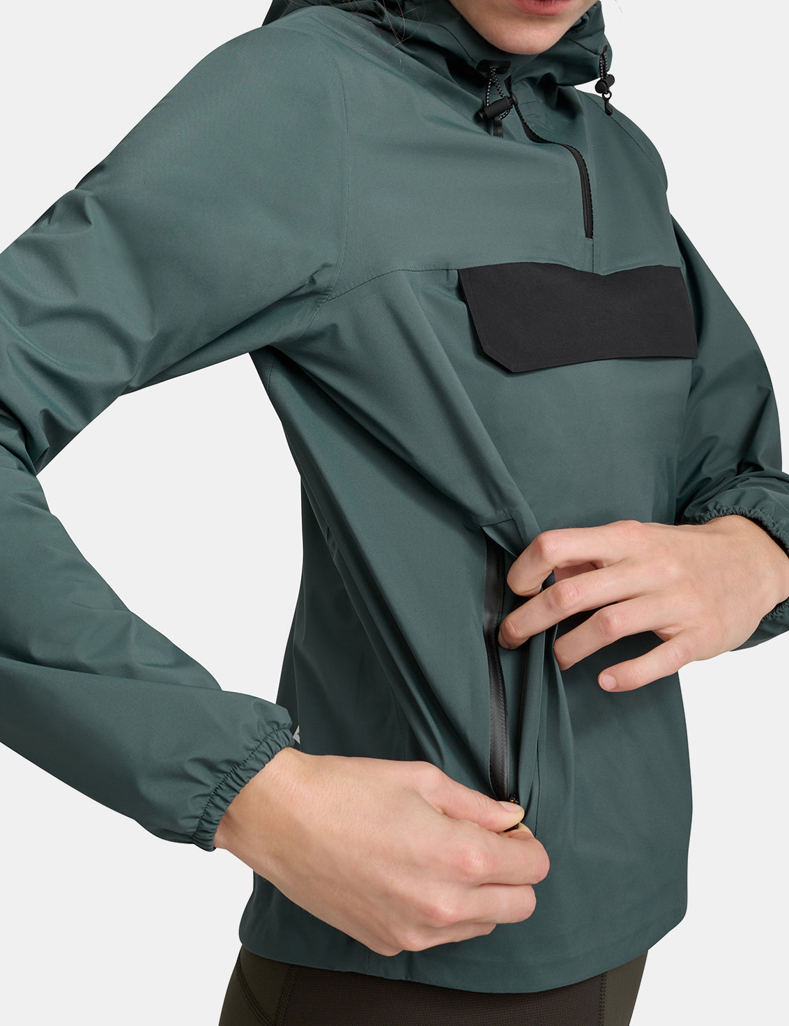Anorak Alt_Road Femme - Vert cyprès