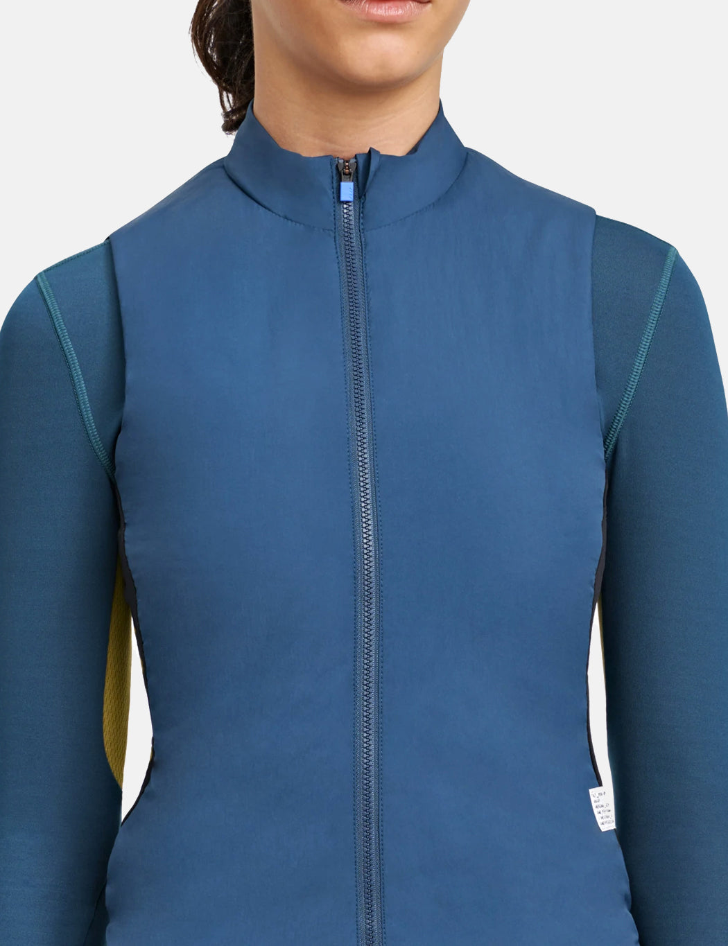 Gilet thermique Alt_Road pour femmes – Bleu sarcelle foncé