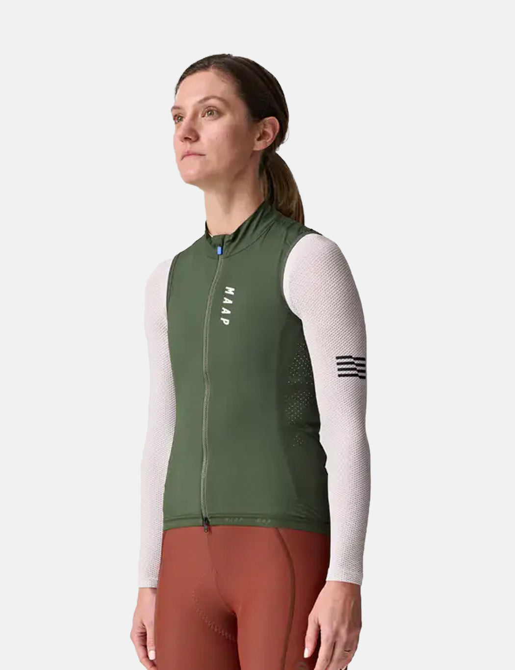 Womens Draft Team Vest - Bronze Green