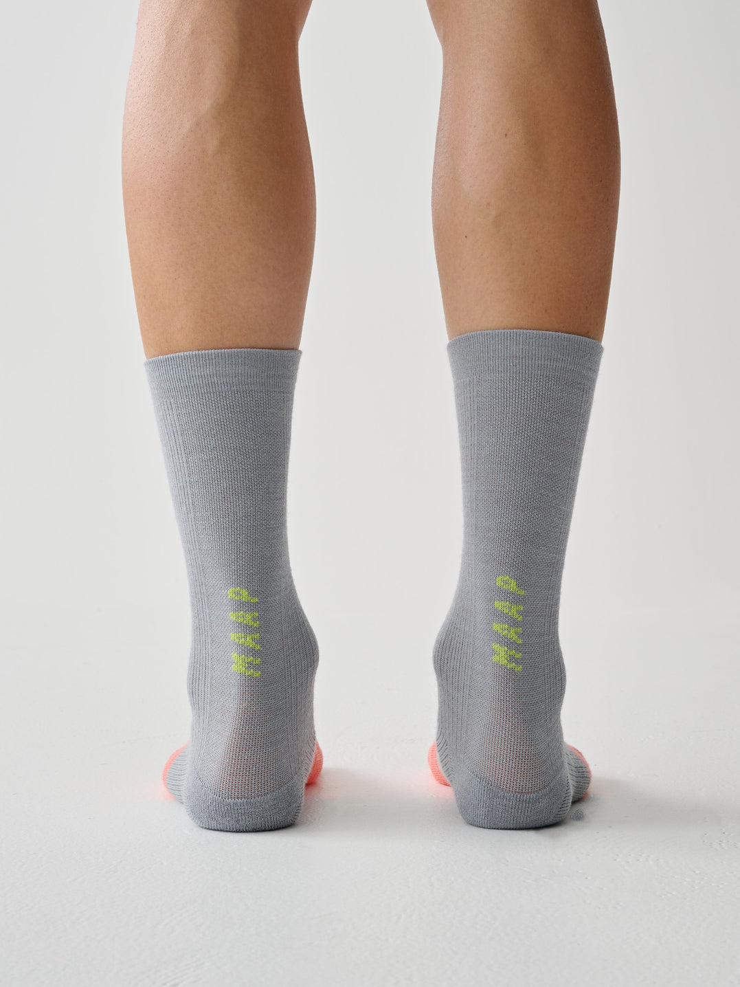 Division Merino Sock - Alloy/Tangelo