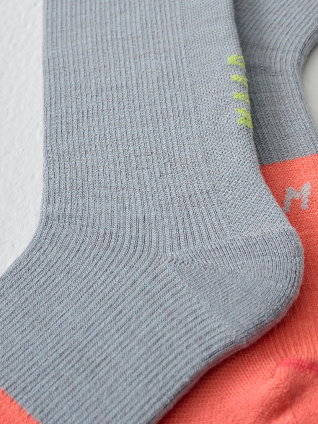 Division Merino Sock - Alloy/Tangelo