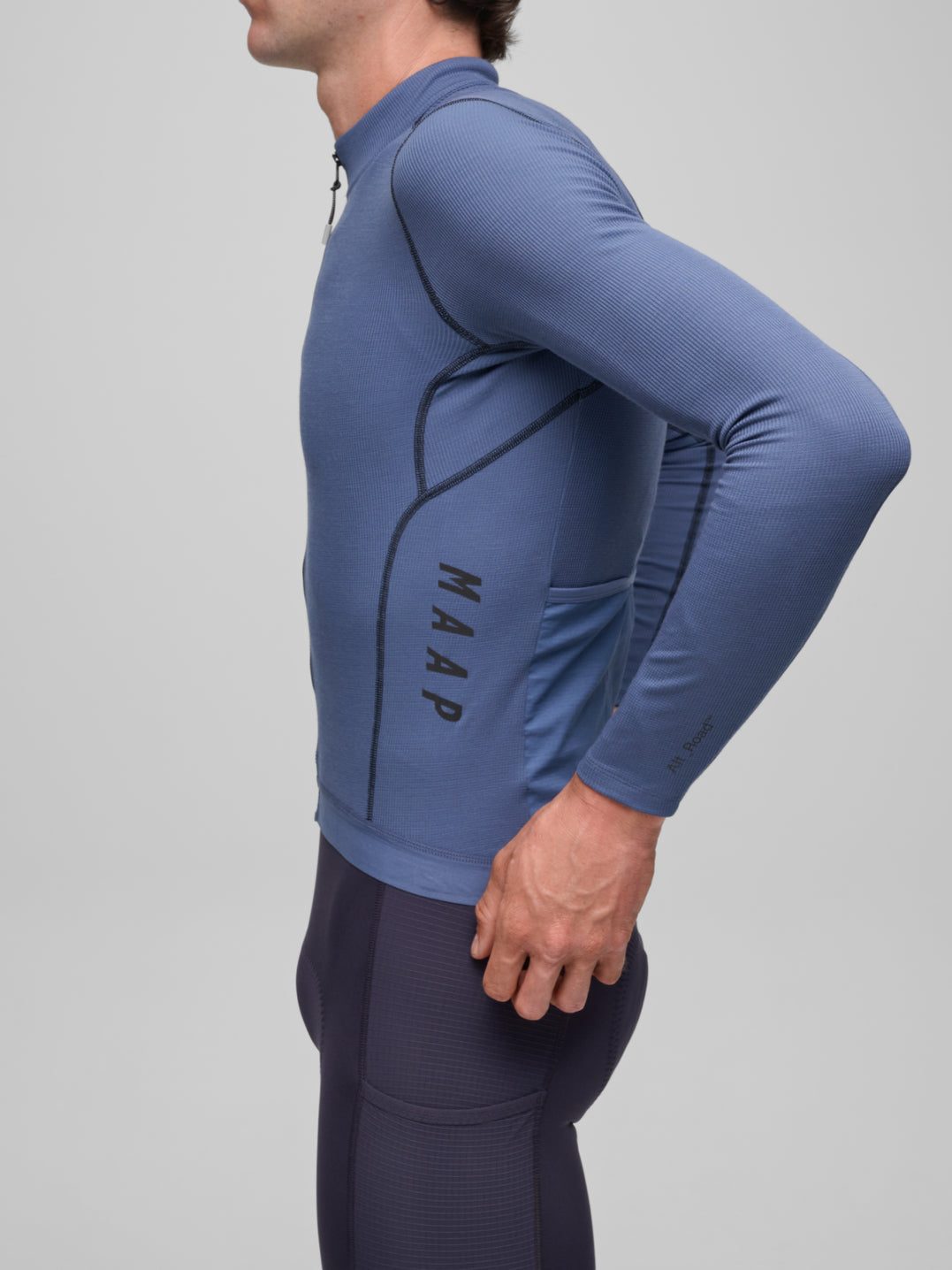 Alt_Road LS Jersey 2.0 - BIJOU BLUE