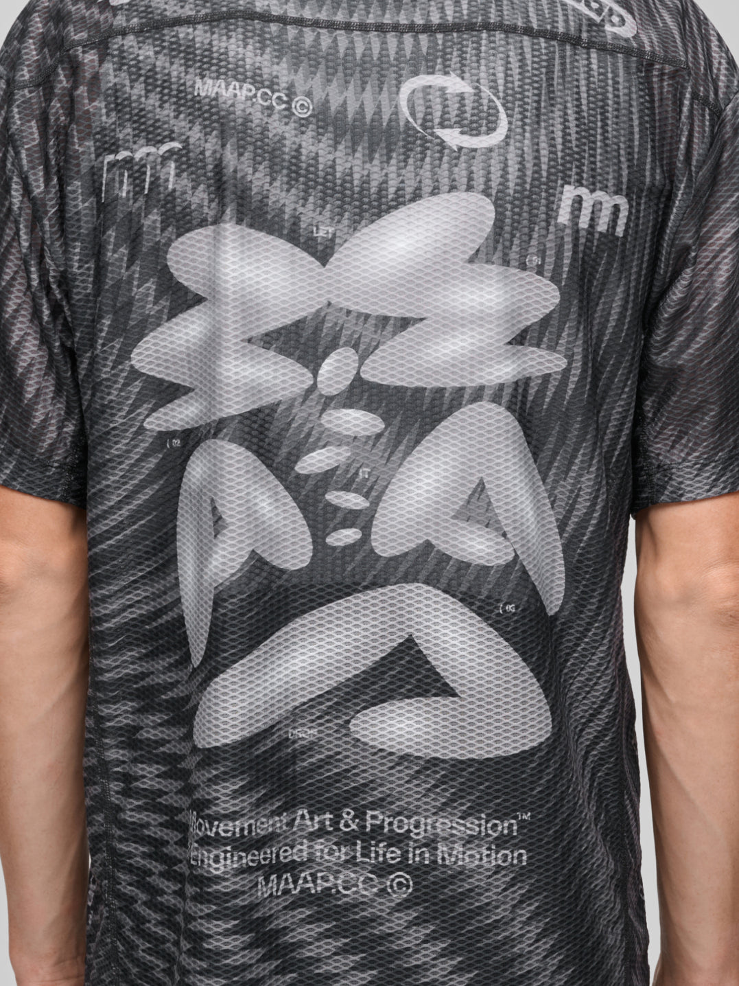 Spectrum Air Mesh Tee - CARBON BLACK