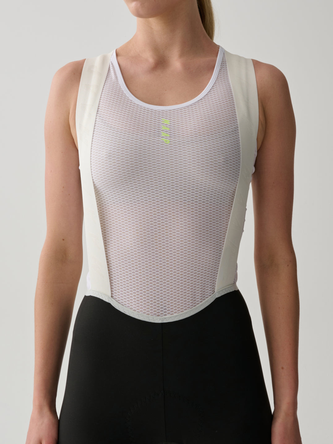 Women's Apex Aeon Bib Short - Black White
