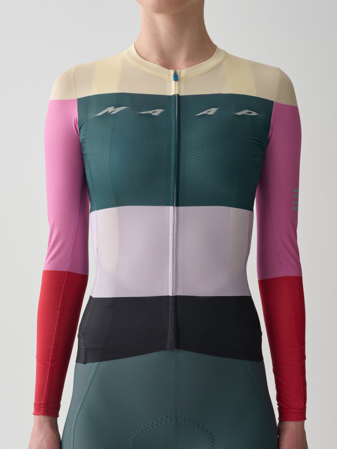 Women's Level Pro Air LS Jersey 2.0 - Deep Teal Mix