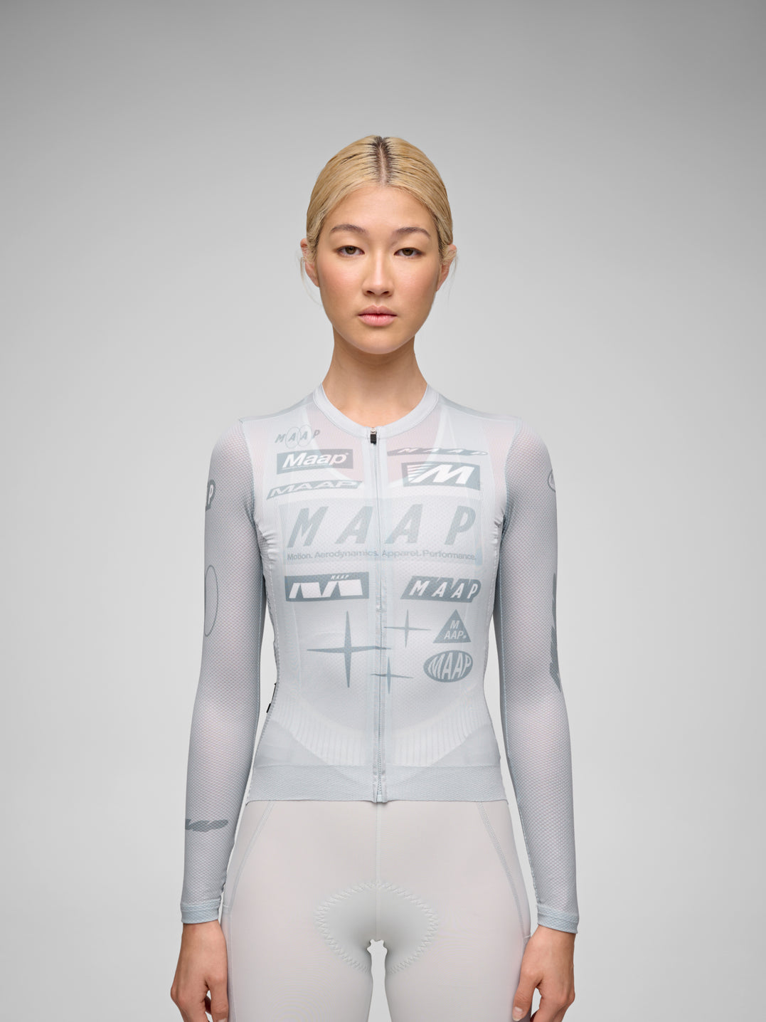 Women's Drome Pro Air LS Jersey 3.0 - Ice Gray